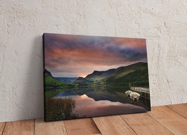 Mount Snowdon at sunrise. Canvas Print Wall decor. Scenic wall art. Ideal gift/birthday present.
