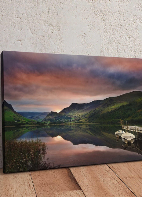 Mount Snowdon at sunrise. Canvas Print Wall decor. Scenic wall art. Ideal gift/birthday present.