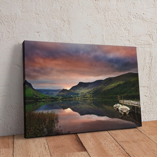 Mount Snowdon at sunrise. Canvas Print Wall decor. Scenic wall art. Ideal gift/birthday present.