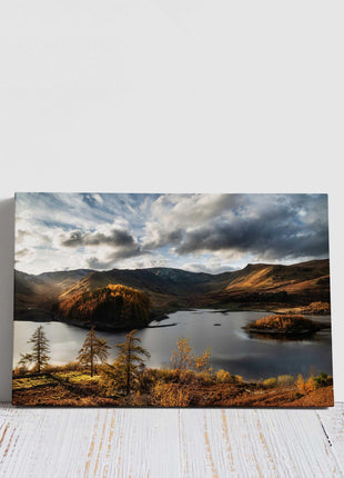 Hawes Water, Lake District. Canvas Picture, Autumn scenery. Wall décor. For home or office (Interior Décor) Ideal gift.