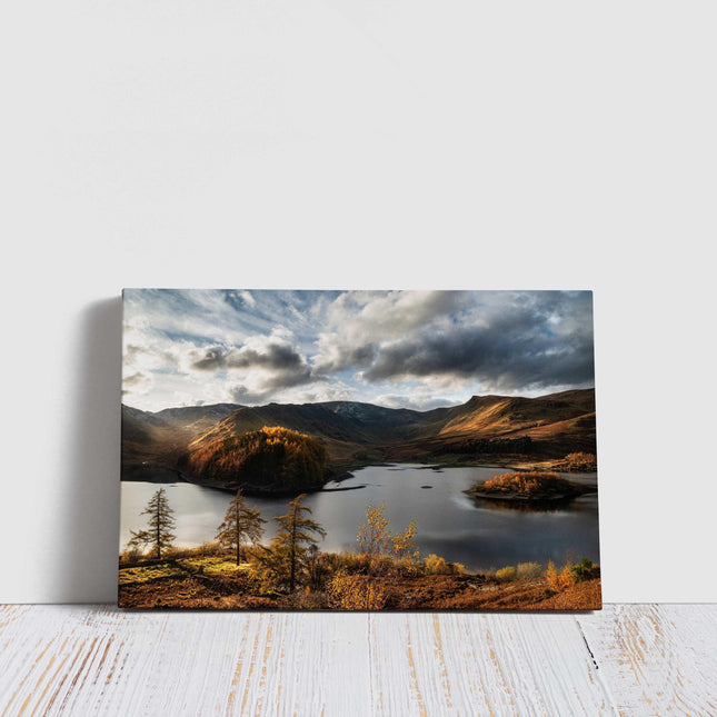 Hawes Water, Lake District. Canvas Picture, Autumn scenery. Wall décor. For home or office (Interior Décor) Ideal gift.