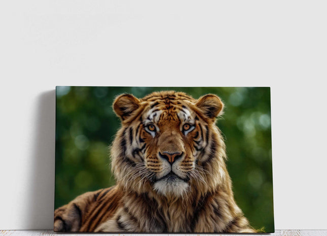 Tiger, Canvas picture print. Wildlife image wall art, landscape.