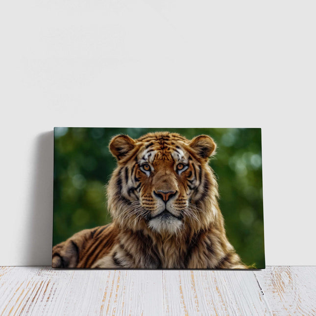 Tiger, Canvas picture print. Wildlife image wall art, landscape.