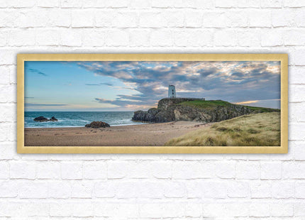 Llanddwyn lighthouse framed picture. Anglesey, North Wales. Framed picture in a choice of styles.
