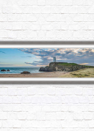 Llanddwyn lighthouse framed picture. Anglesey, North Wales. Framed picture in a choice of styles.