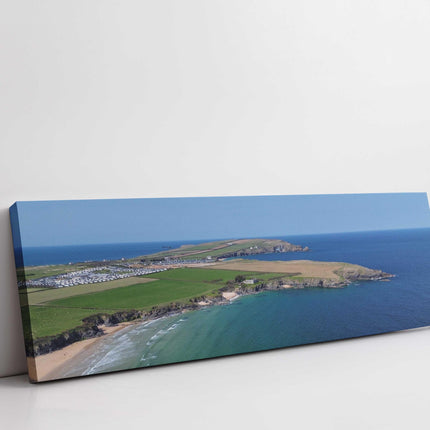 Trevose Head, Canvas Print. Cornwall coastline. Wall art for home or office (Interior Decor). Ideal gift birthday present.