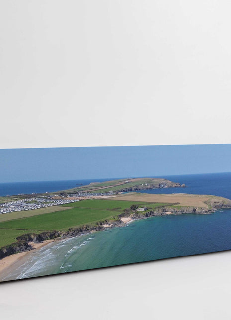 Trevose Head, Canvas Print. Cornwall coastline. Wall art for home or office (Interior Decor). Ideal gift birthday present.