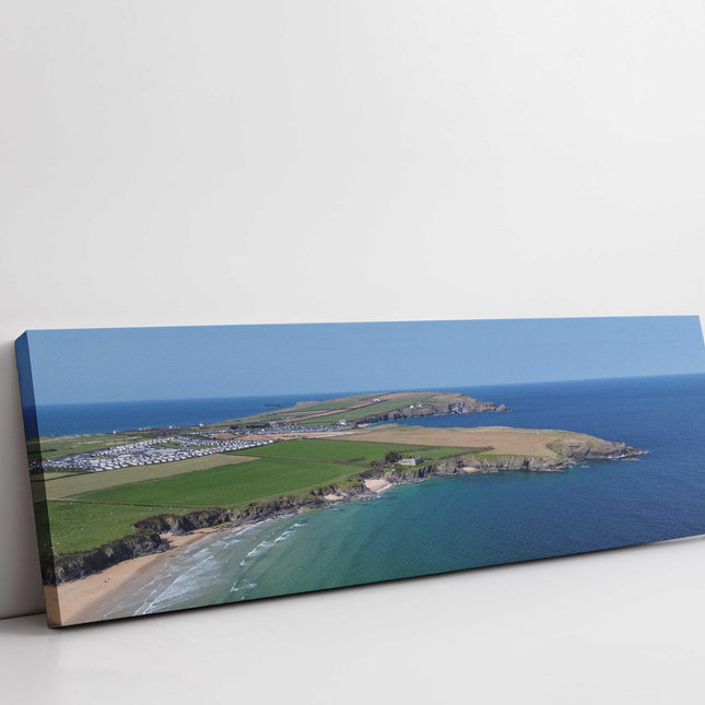 Trevose Head, Canvas Print. Cornwall coastline. Wall art for home or office (Interior Decor). Ideal gift birthday present.